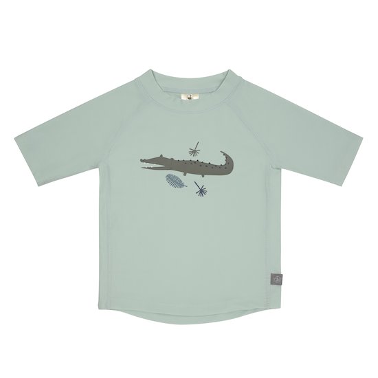 Lässig T-shirt anti-uv manches courtes Crocodile menthe 6 mois