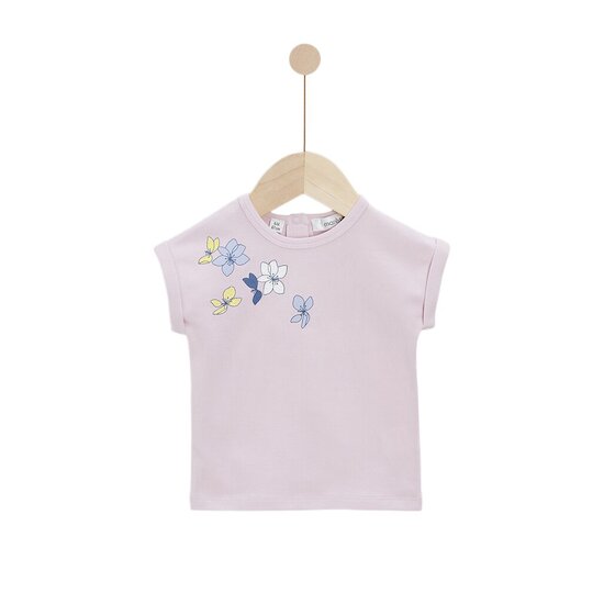 Marèse Tee-shirt Manches courtes la saison des lilas Rose Lilas 6 mois
