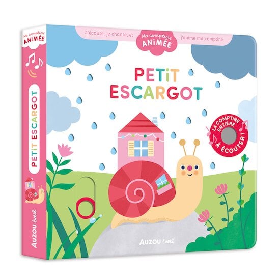 Auzou Ma comptine animée - Petit escargot Multicolore 