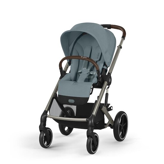 Cybex Poussette Tout-Terrain Balios S Lux Châssis Taupe/Siège Stormy blue 