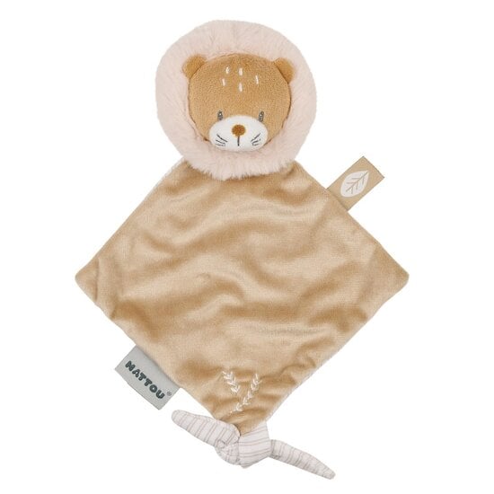 Nattou Mini-doudou lion Ernest Beige 