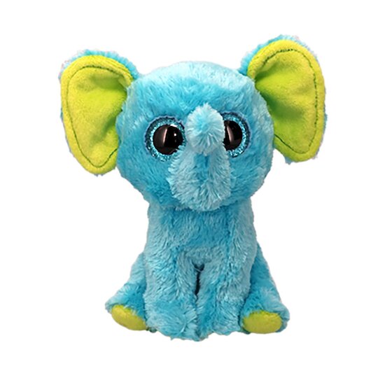 TY Peluche beanie boo's small trunkles l'elephant Bleu 