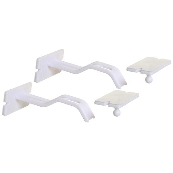 Dreambaby Double-serrure adhésive pour armoire Pack 2pcs Blanc 