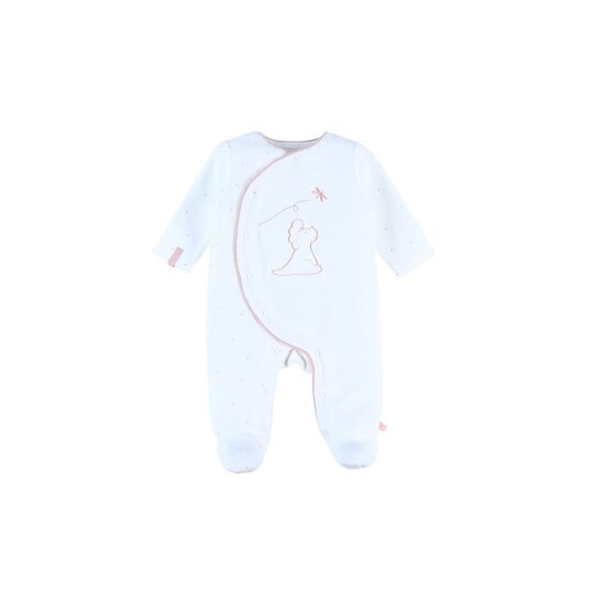 Pyjama bébé blanc 1 mois Esmée - Made in Bébé
