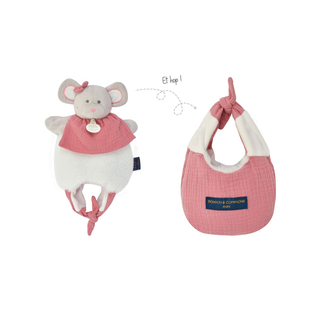 Doudou & Compagnie - Doudou Amusette ROSE Doudou & Compagnie