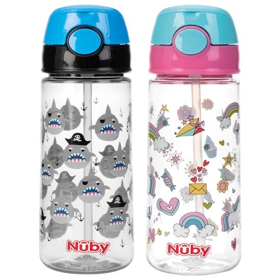 Nuby Gourde tritan en style thermos  530ml