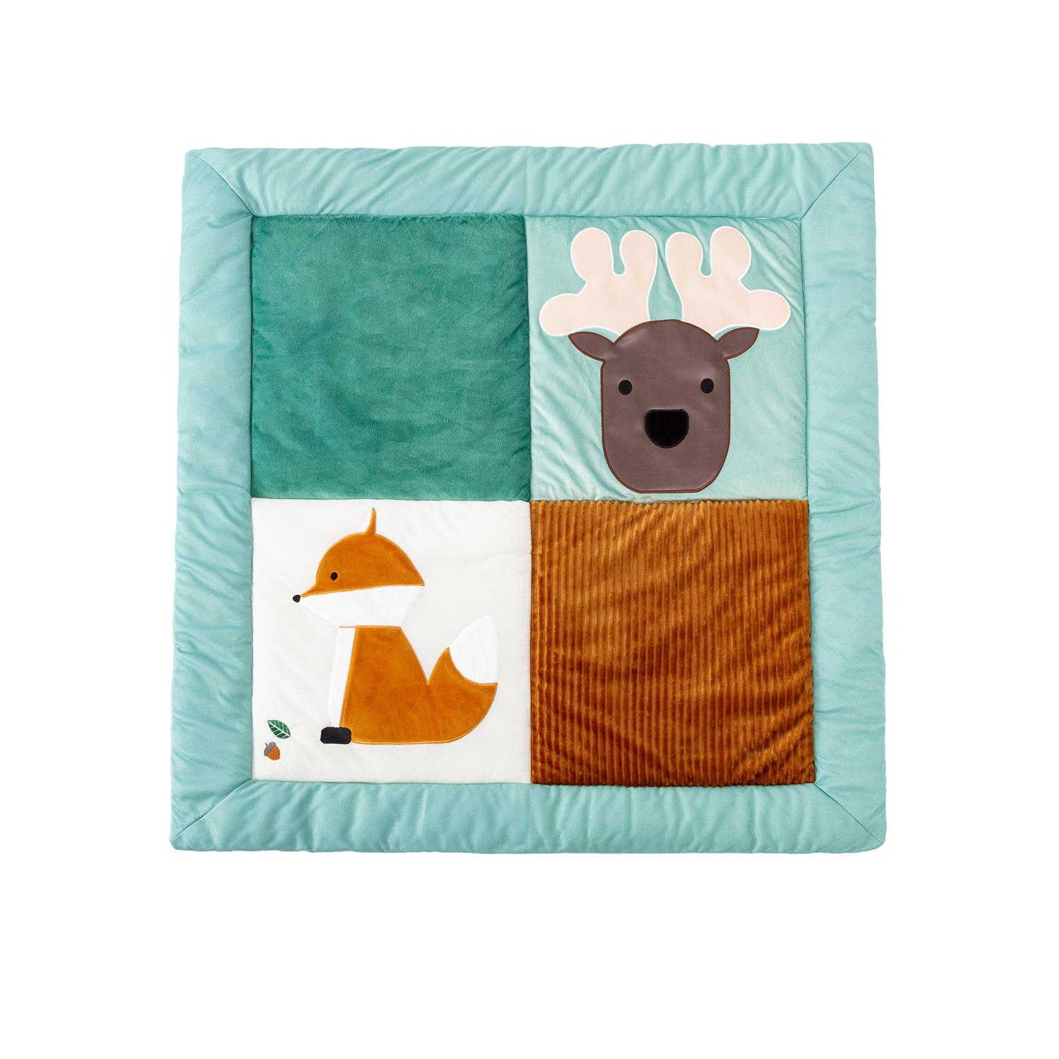 LITTLE BIG FRIENDS - Tapis de parc réversible VERT Little big friends