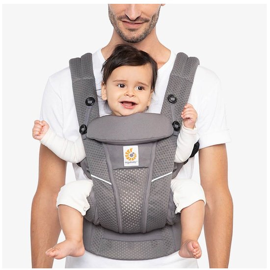 Ergobaby Porte-bébé Omni Breeze gris anthracite 