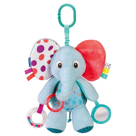 Play+ Peluche d'activité Elephant Multicolore 