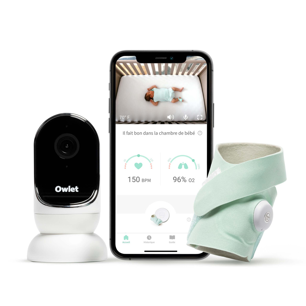 Owlet - Monitoring duo Smart Sock 3 + Cam VERT Owlet