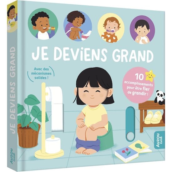 Auzou Livre Je deviens grand Multicolore 