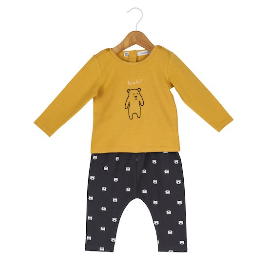 Marèse T-shirt et pantalon Safran et Compagnie Ourson 