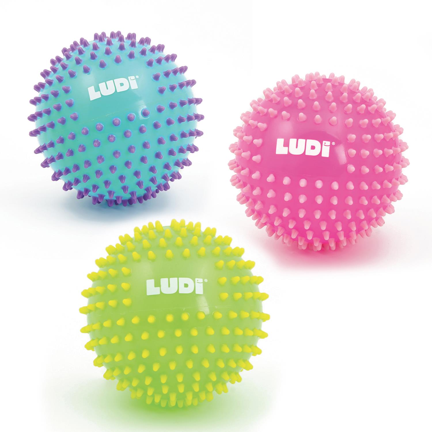 LUDI - Balles de massage bicolores assorties MULTICOLORE Ludi