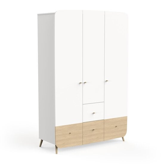 Demeyere Armoire Firmiana Blanc/bois naturel 