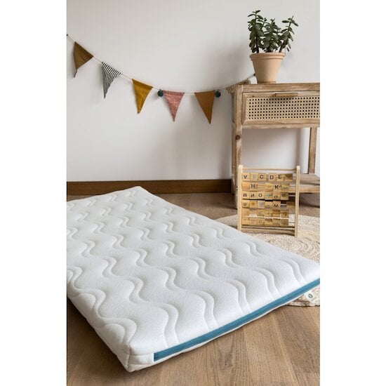 Kadolis Matelas de voyage Cocolegend roulé Blanc 60x120 cm