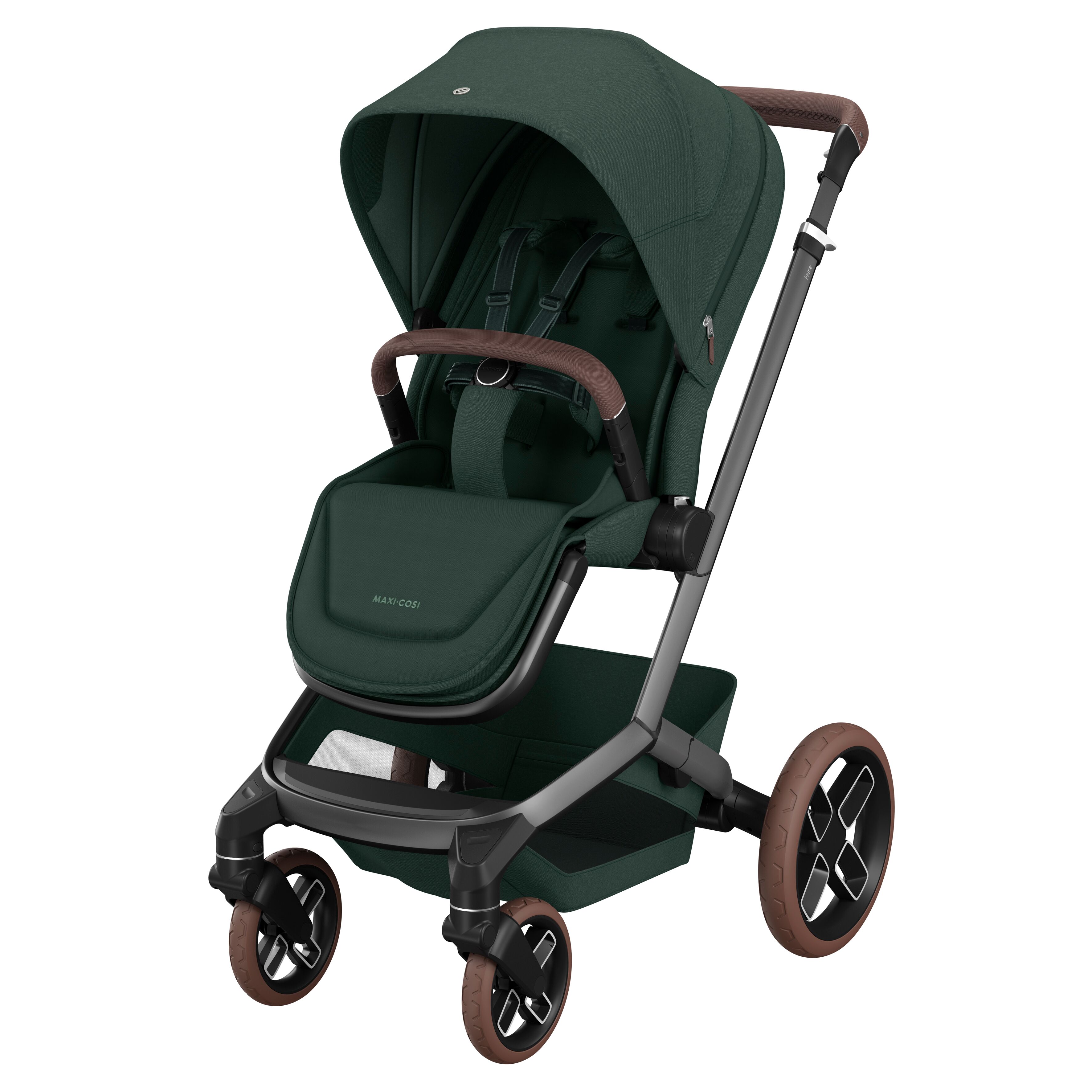 MAXI COSI - Poussette Fame avec nacelle VERT Maxi Cosi