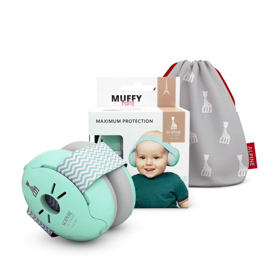 Alpine Muffy Baby - Casque anti-bruit bandeau pour bébé -23dB