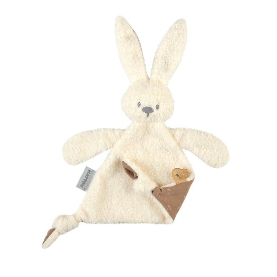 Nattou Doudou Lapidou Teddy triangle Glow Blanc 