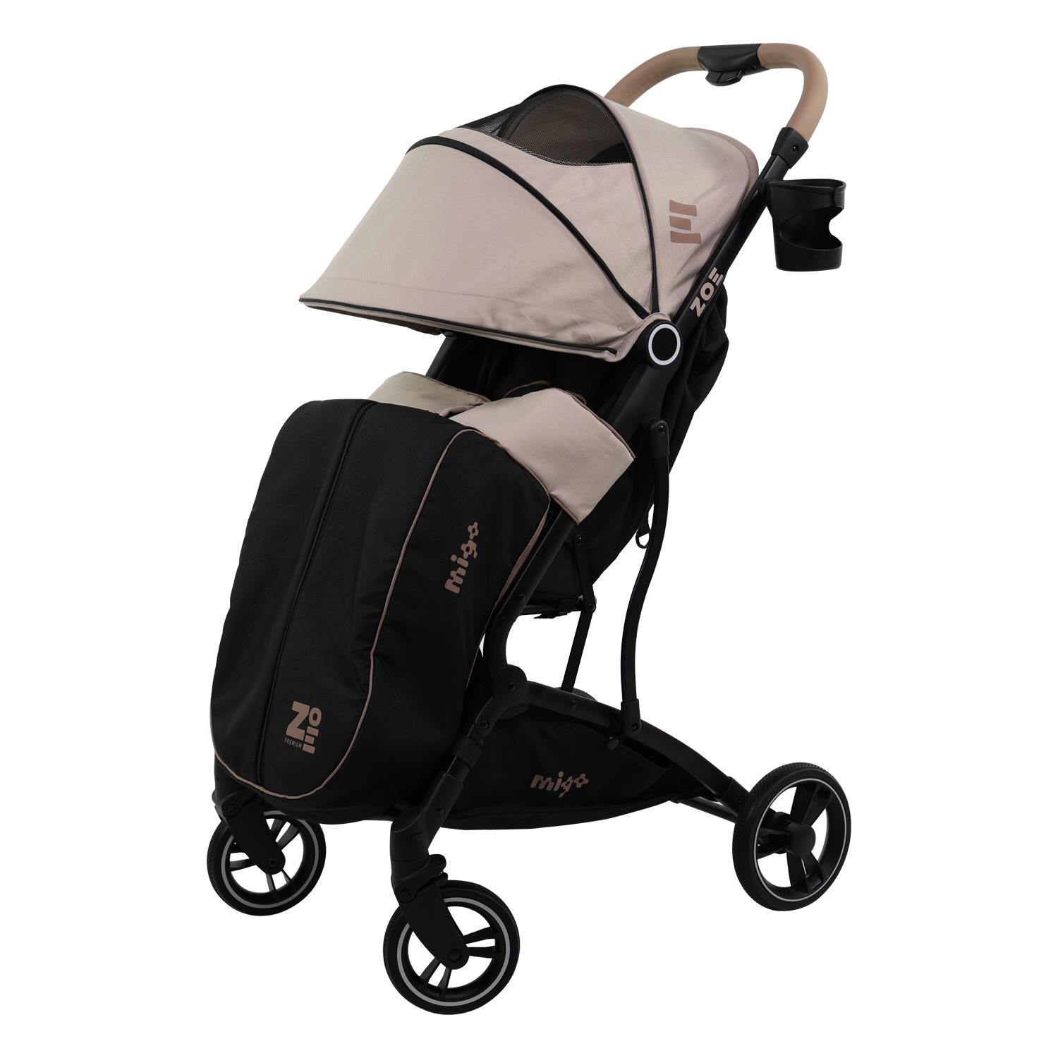 Poussette Zoé premium BEIGE Migo