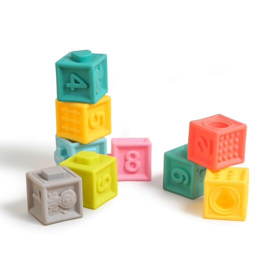 Ludi Cubes emboîtables Multicolore 