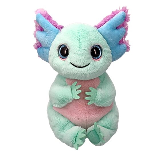 TY Peluche beanie bellies small Alex l'axolotl Bleu 