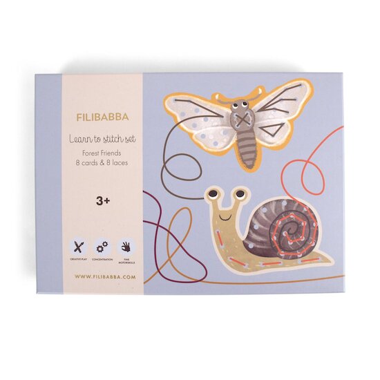 Filibabba Kit couture Amis de la forêt Multicolore 