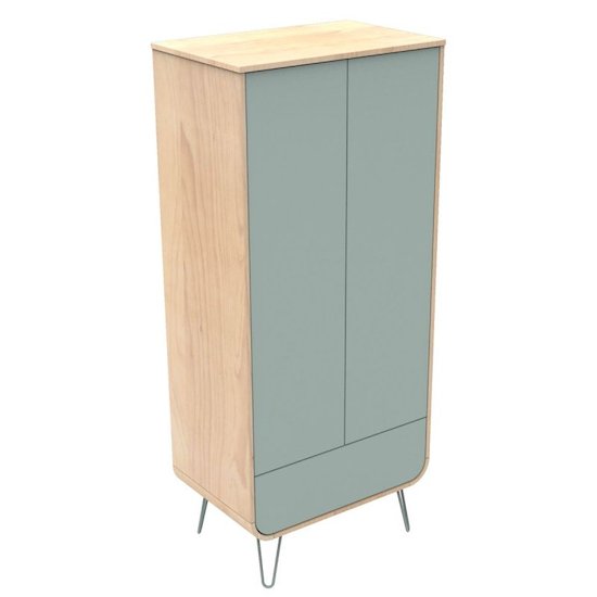 Sauthon Original Armoire pieds fil Bambin Hêtre Vernis - Tilleul 