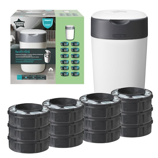 Tommee Tippee Starter pack Twist&click + 12 recharges  