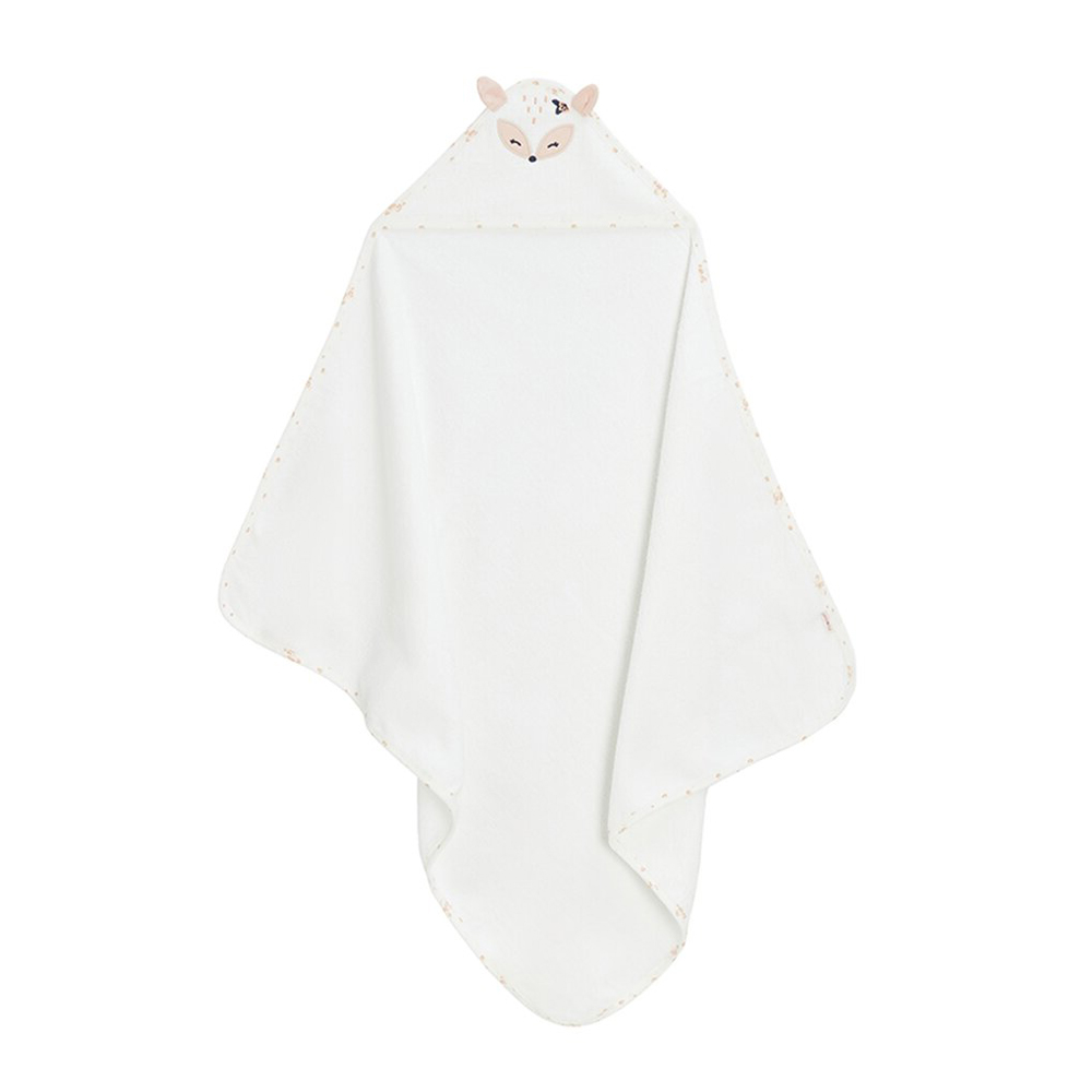 P’tit bisou - Cape de bain PCF BLANC P’tit bisou