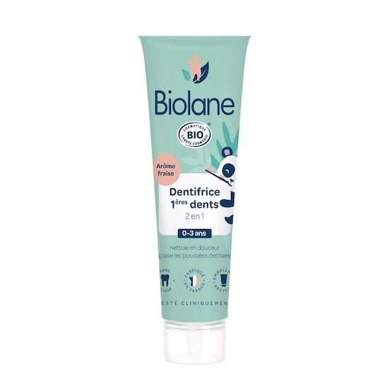 Biolane Dentifrice Bio Vert 50 ml