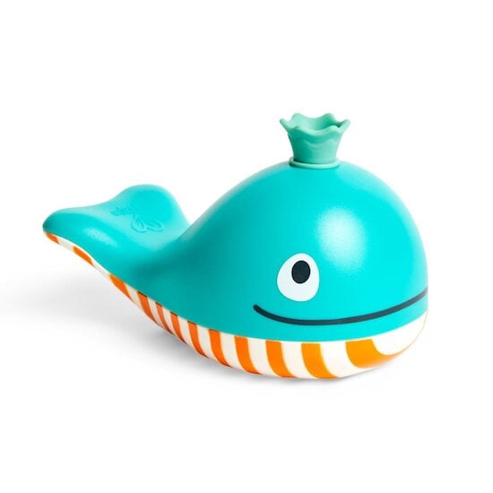 Hape Jouet de bain Baleine à bulles Bleu 