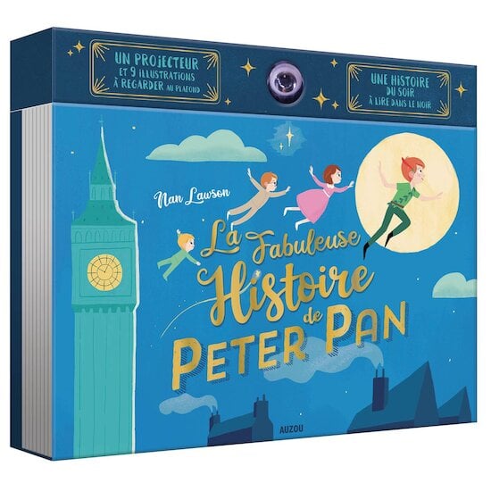 Auzou Livre projecteur  la fabuleuse histoire de peter pan Multicolore 