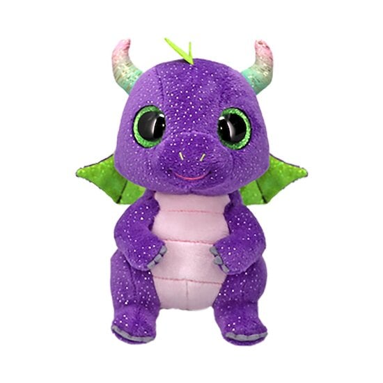 TY Peluche beanie boo's small Daphne le dino Violet 