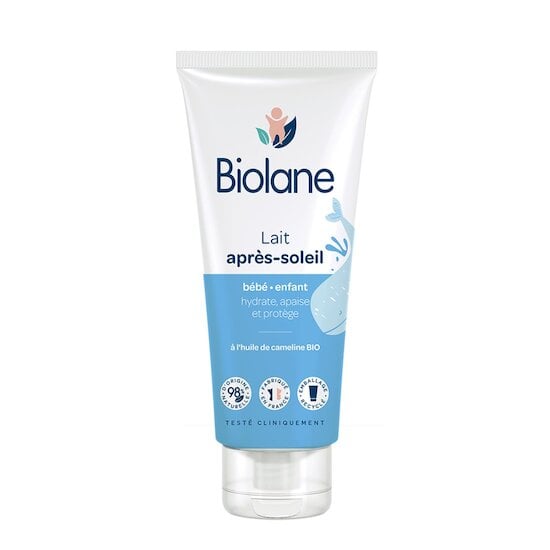 Biolane Lait après-soleil Bleu et blanc 100 ml