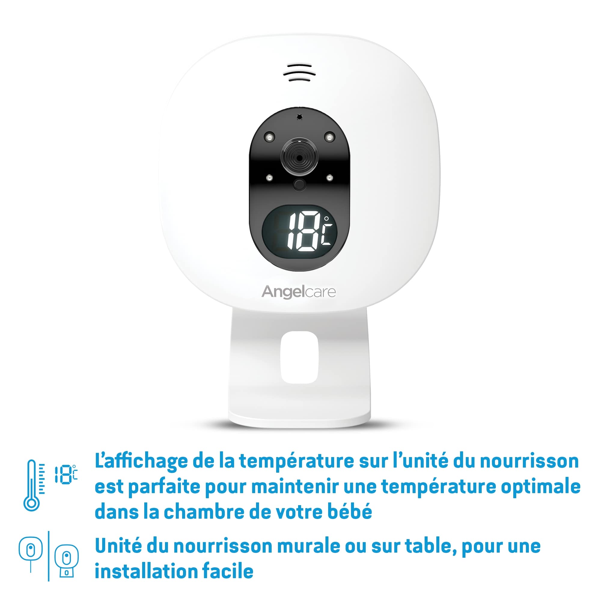 Babyphone Video Avec Detecteur De Mouvements Ac527 Angelcare De Angelcare