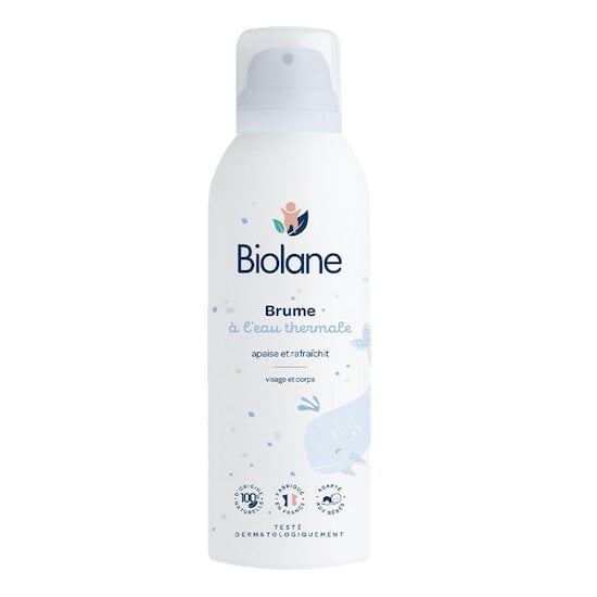 Biolane Brume à l'eau thermale Bleu et blanc 150 ml