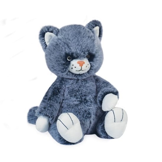 Histoire d'Ours Peluche Lulu le chat Bleu 