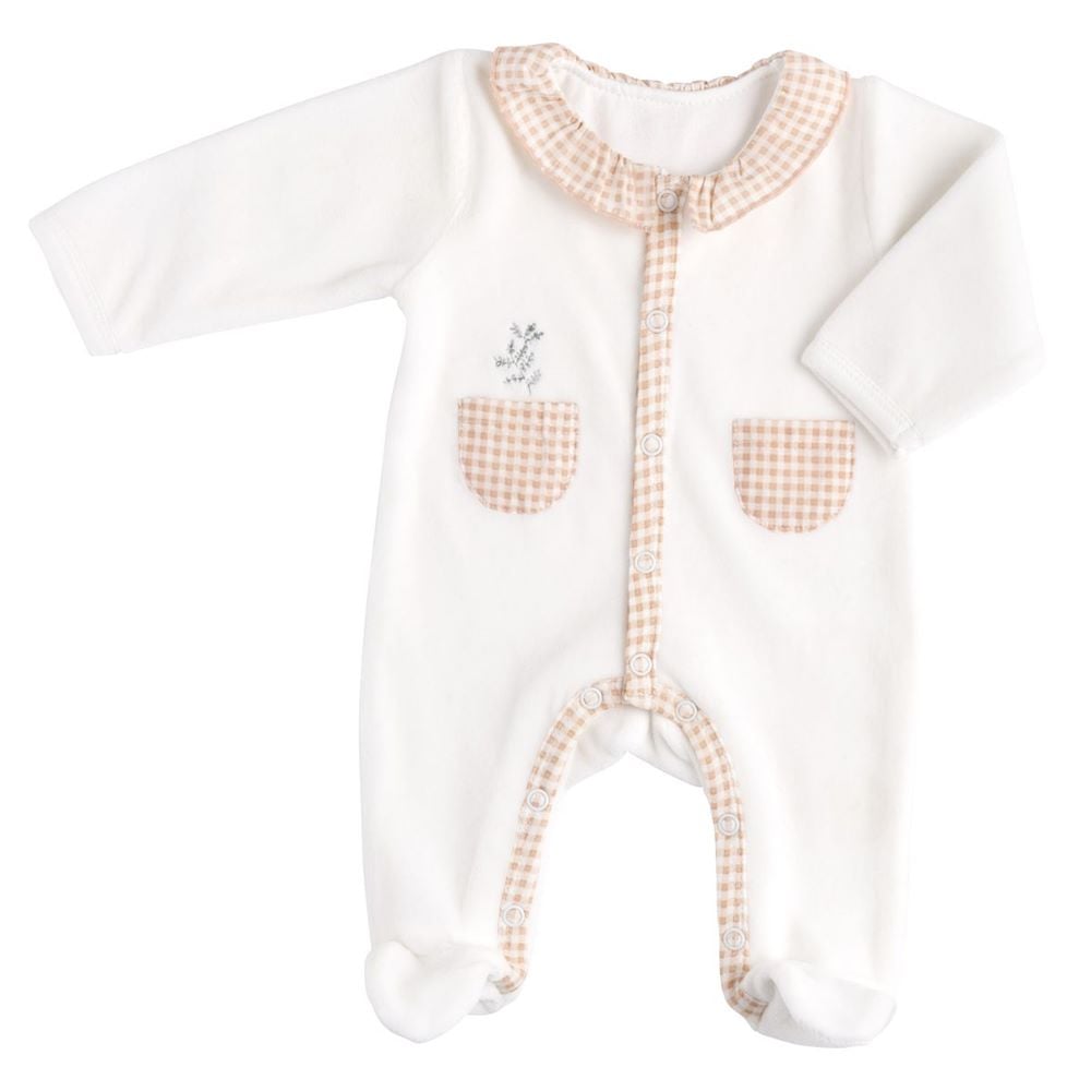 Sauthon - Pyjama avec col Botanica BEIGE Sauthon