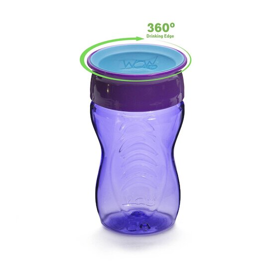 Wowcup Tasse 360 ° enfant Mauve 296 ml