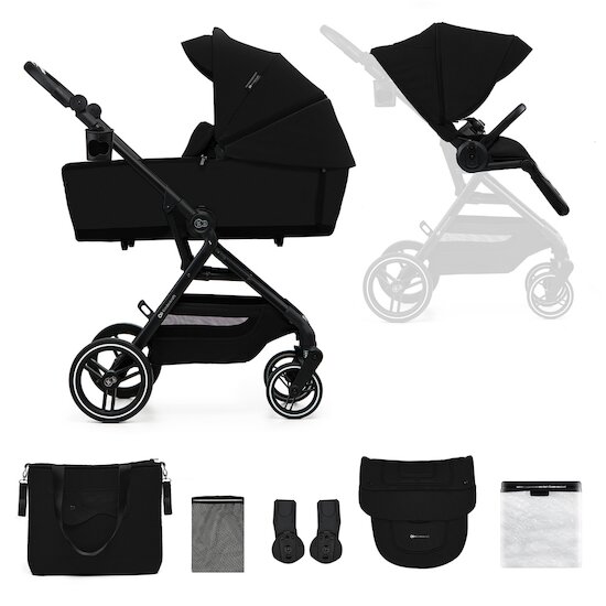 Kinderkraft Poussette 2en1 Yoxi Pure Black 