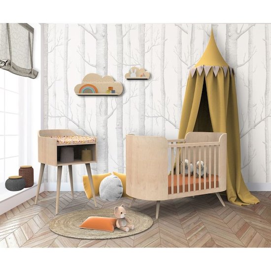 Sauthon Original Lit Bébé Evolutif Little Big Bed Bambin Bois - 70 x 140 cm  - Lit bébé Sauthon Original sur L'Armoire de Bébé