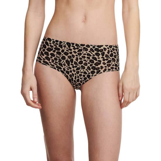 Chantelle Shorty Taille Unique Leopard nude TU