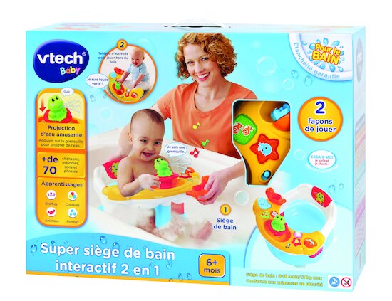Vtech baby - super siege de bain interactif 2 en 1 - jouet de bain - La  Poste