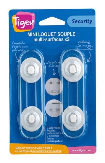 Tigex 2 mini loquets souples multisurface  