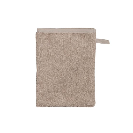 Trois Kilos Sept Gant de toilette Sable 15x20 cm