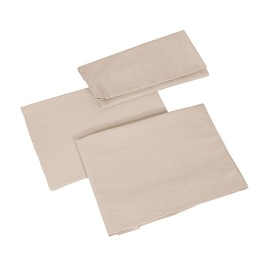 Micuna Set de 3 draps de lit mousse Beige 90x50 cm