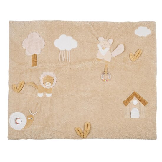 Nattou Tapis d'éveil pour arche en bois Beige 80x100 cm