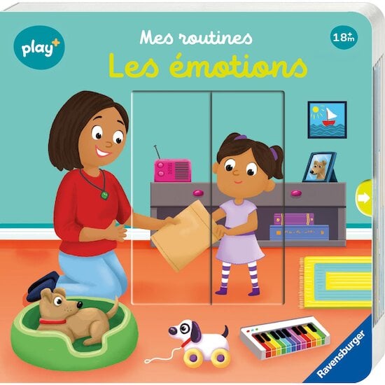 Play+ Livre Mes routines Les émotions Multicolore 