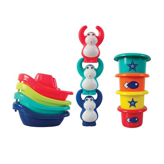 Ludi Coffret de bain Petits bateaux Multicolore 