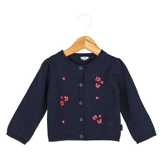 P’tit bisou Cardigan Bleu Caporal 6 mois